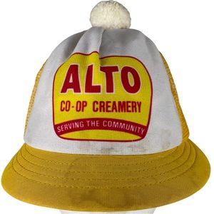 Vintage Farming Unique Trucker Tractor Driving Hat Cap Short Bill Cone SnapBack